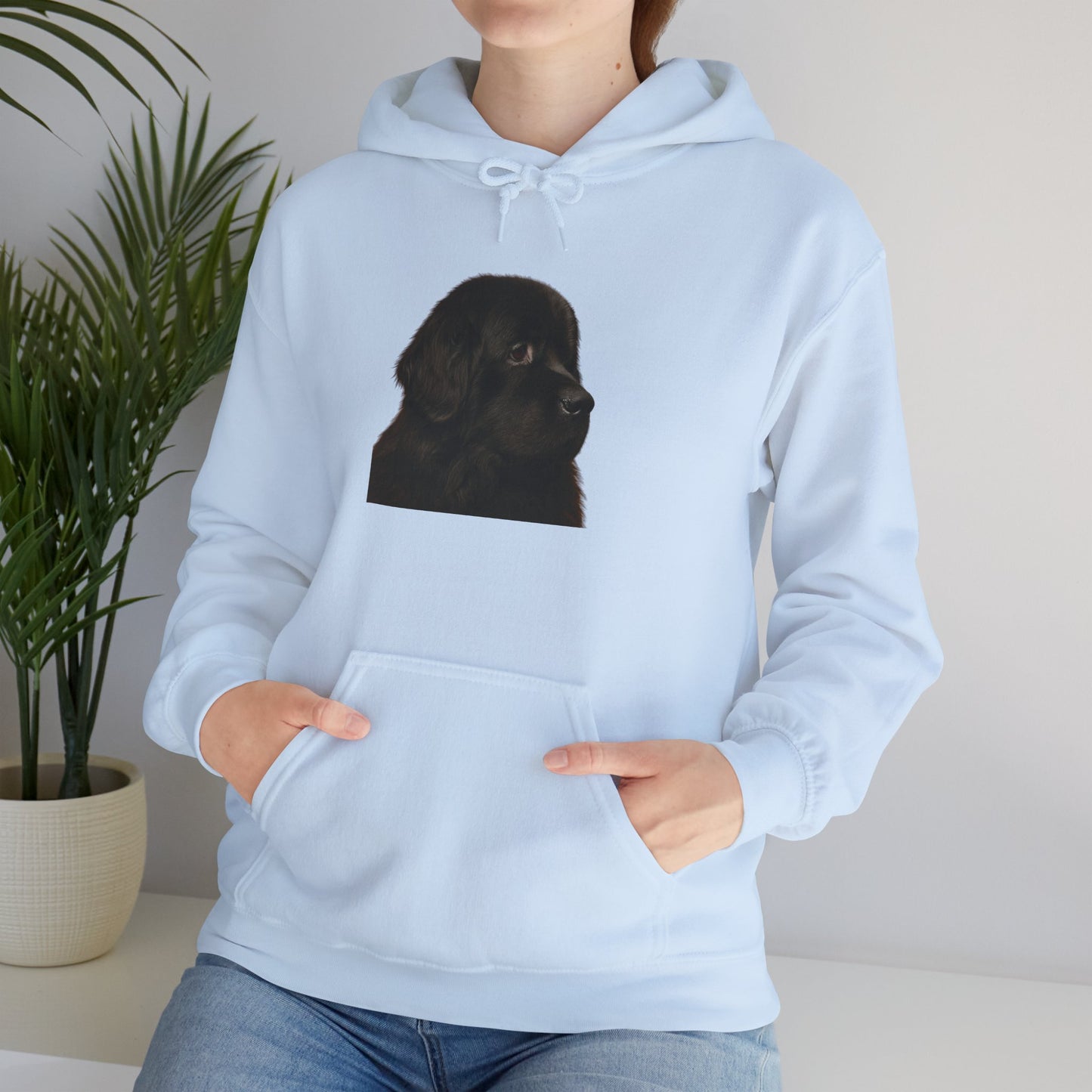Newfie Head Unisex Hoodie