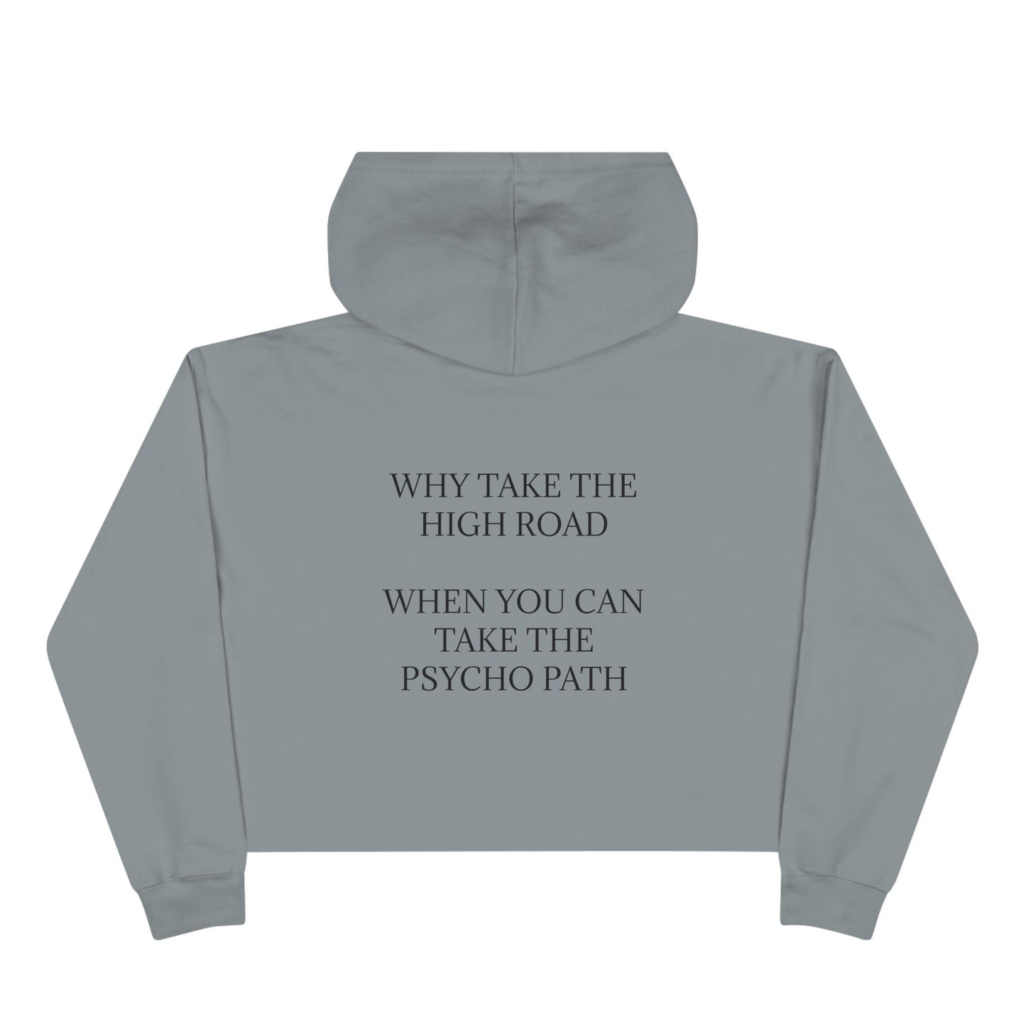 Psycho Path Women's Crop Hoodie