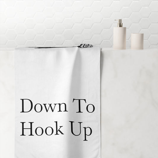 Down To Hook Up Mink-Cotton  Beach Towel