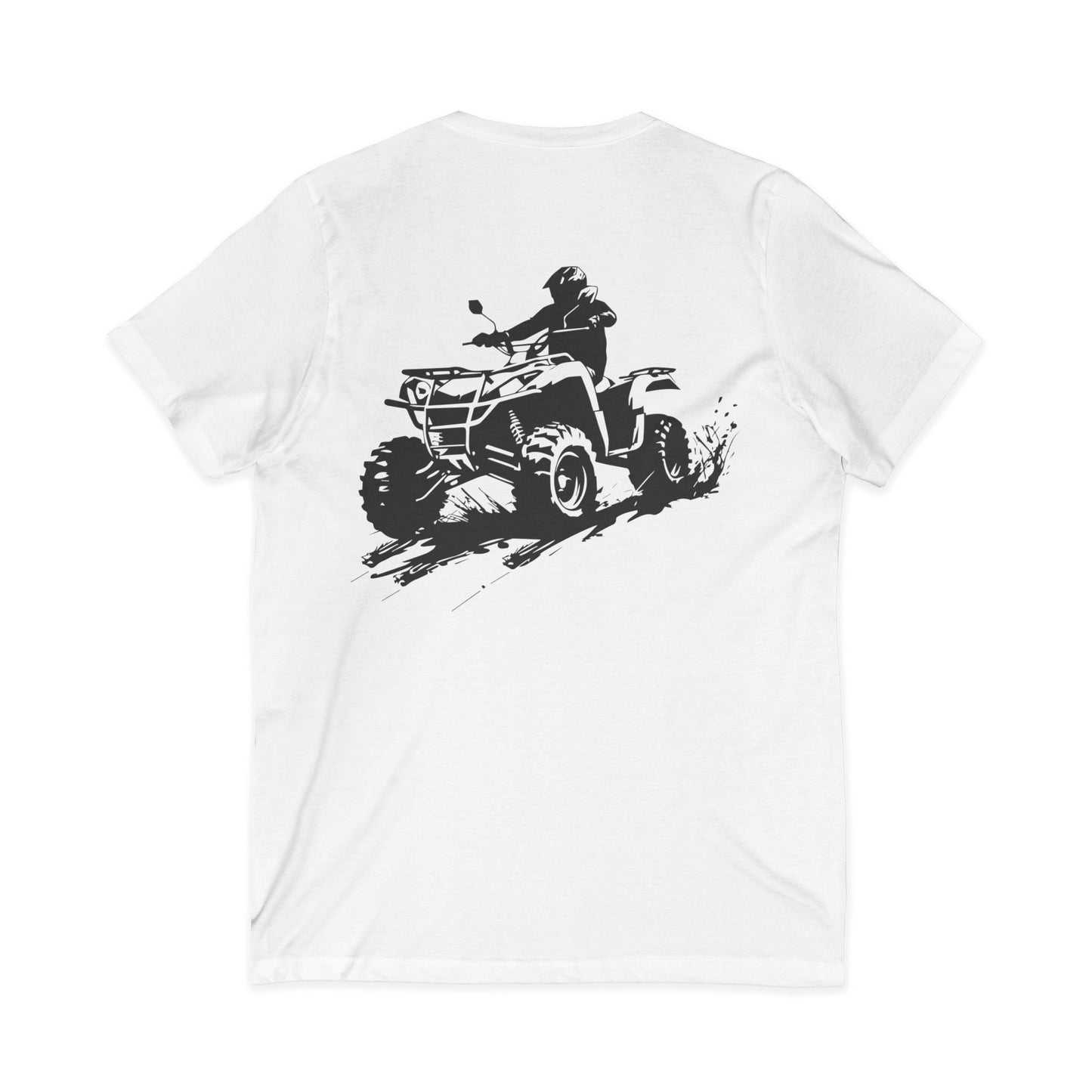 Slingin' Mud Quad Unisex Short Sleeve V-Neck Tee