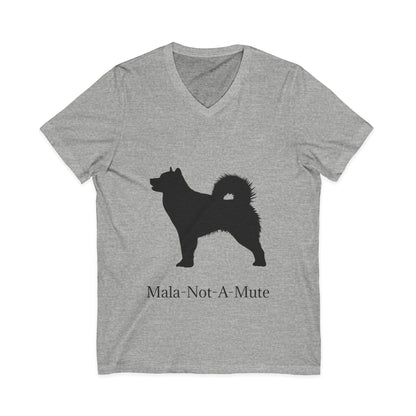Mala-Not-A-Mute Unisex Short Sleeve V-Neck Tee