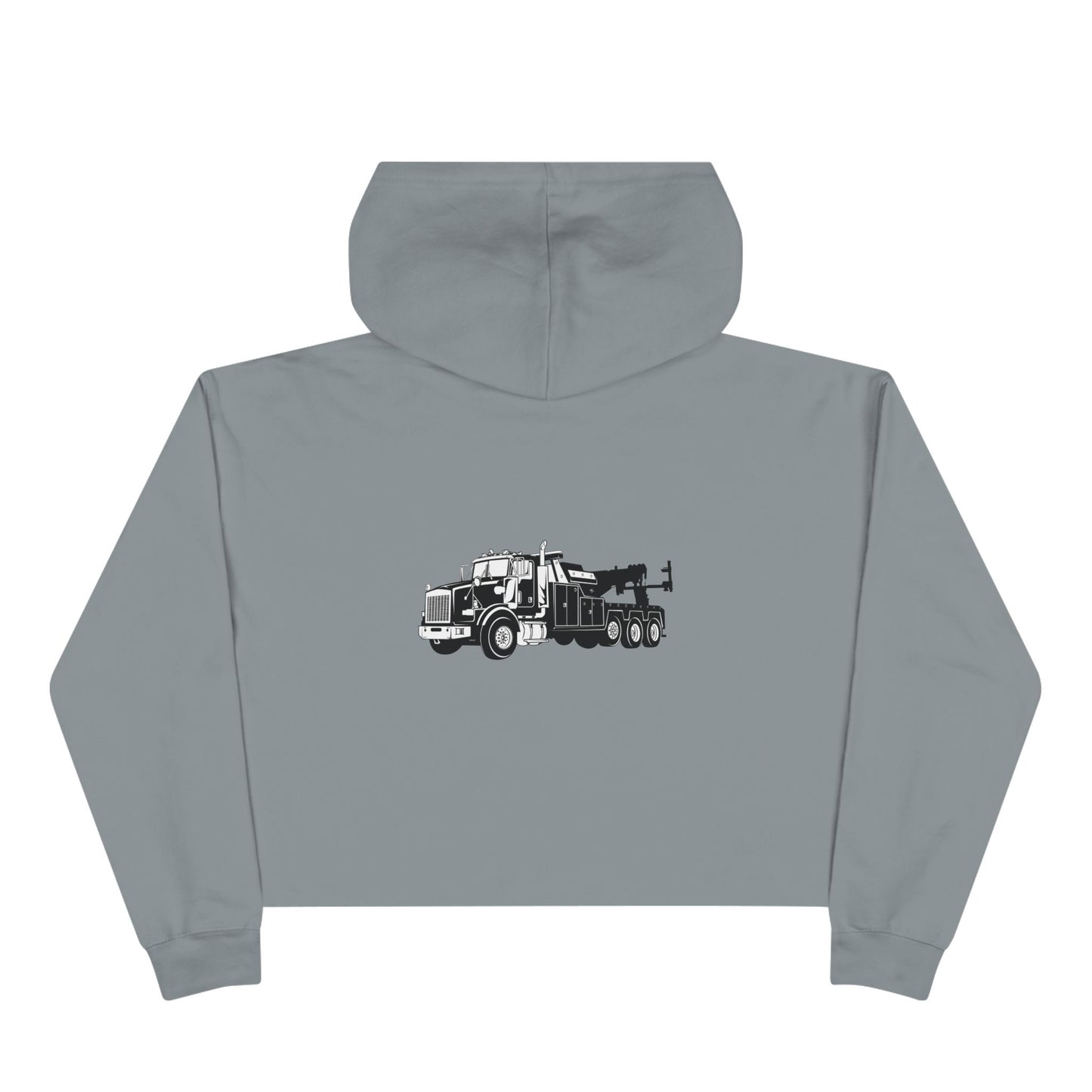 Heavy Tow Truck Women's Crop Hoodie