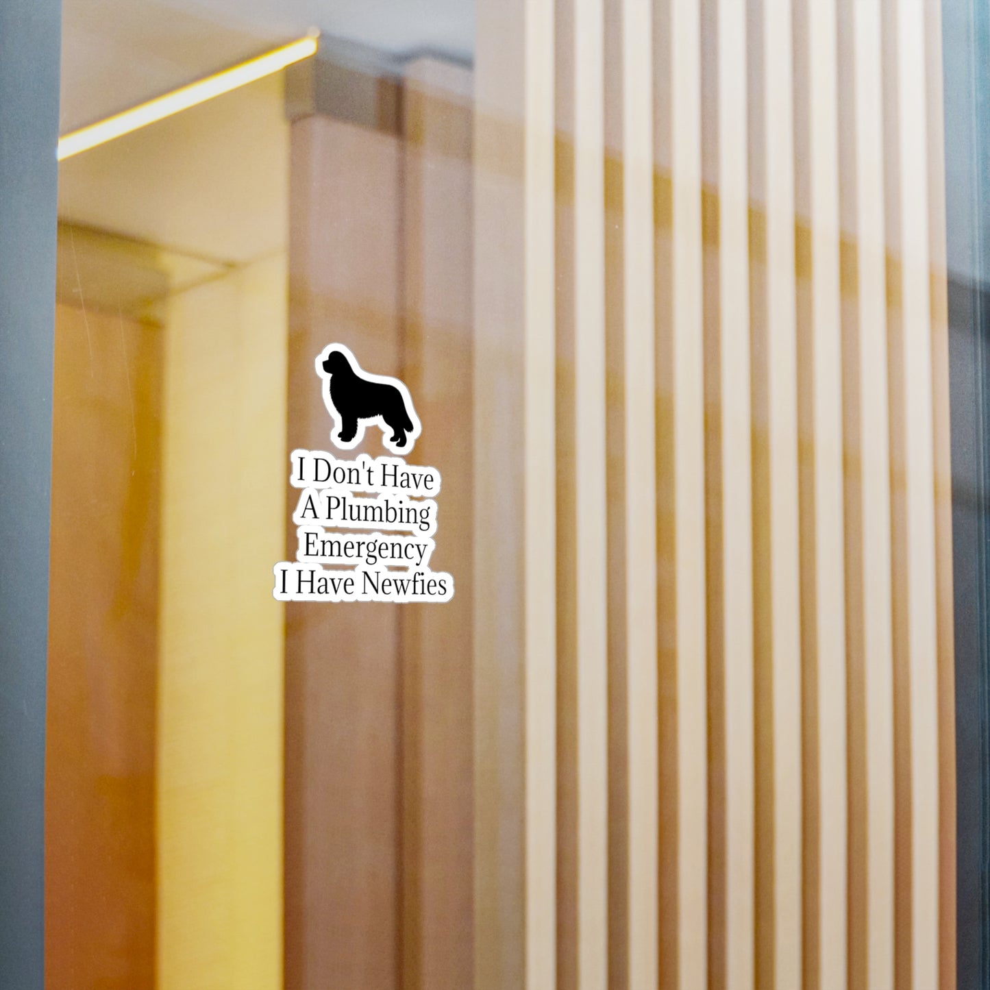 Plumbing Emergency Vinyl Decal