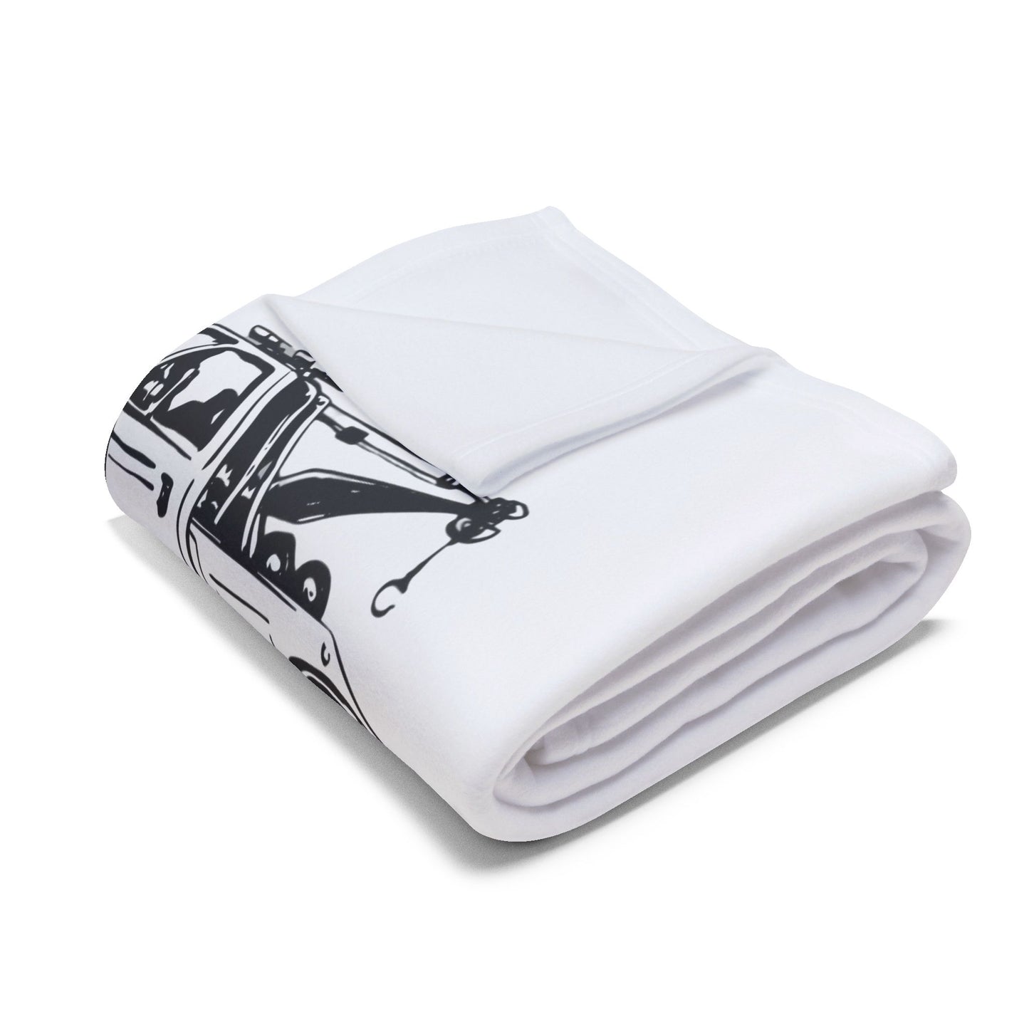 Down To Hook Up Arctic Fleece Blanket