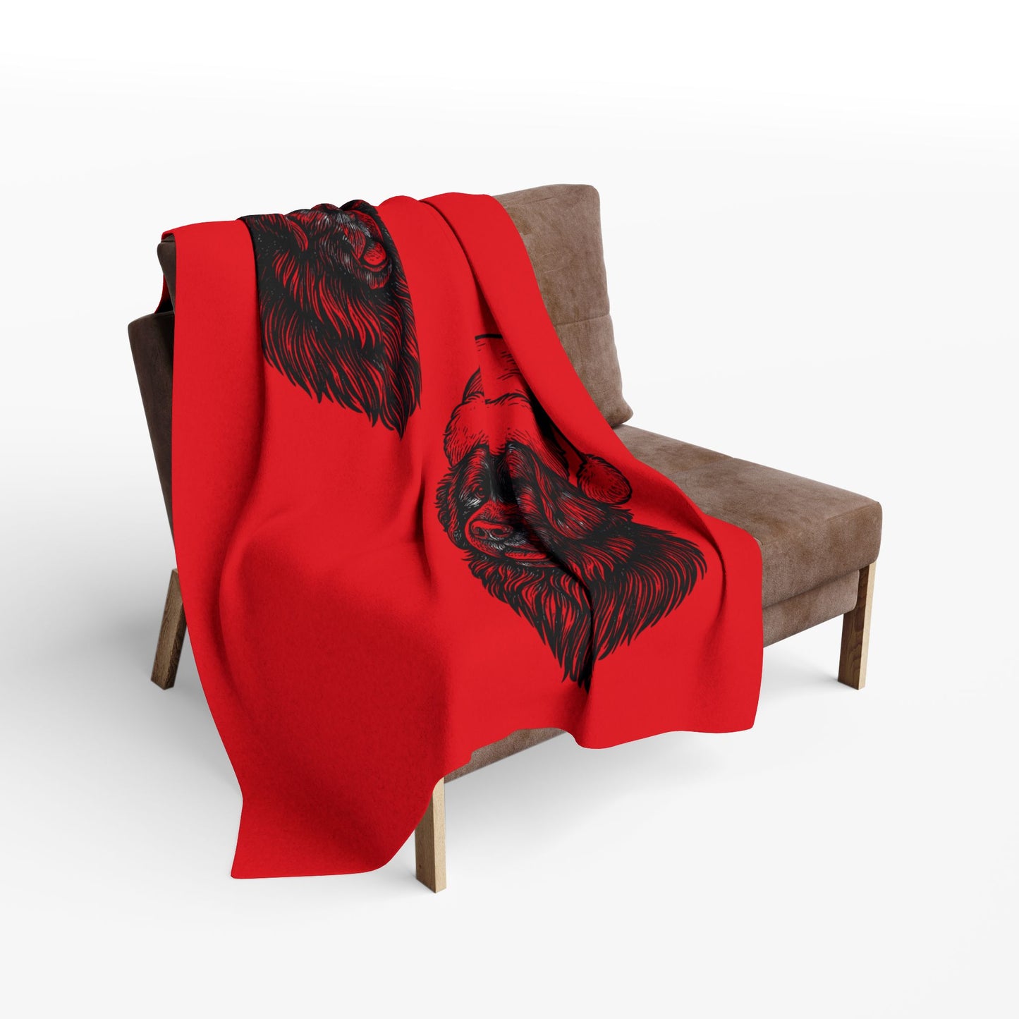 Santa Paws Newfie Arctic Fleece Blanket