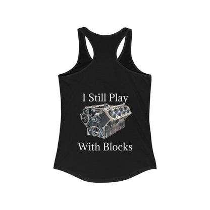 Play With Blocks Women's Racerback Tank