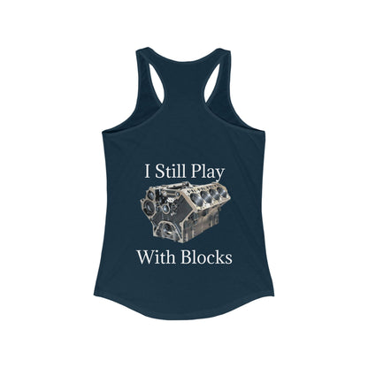 Play With Blocks Women's Racerback Tank