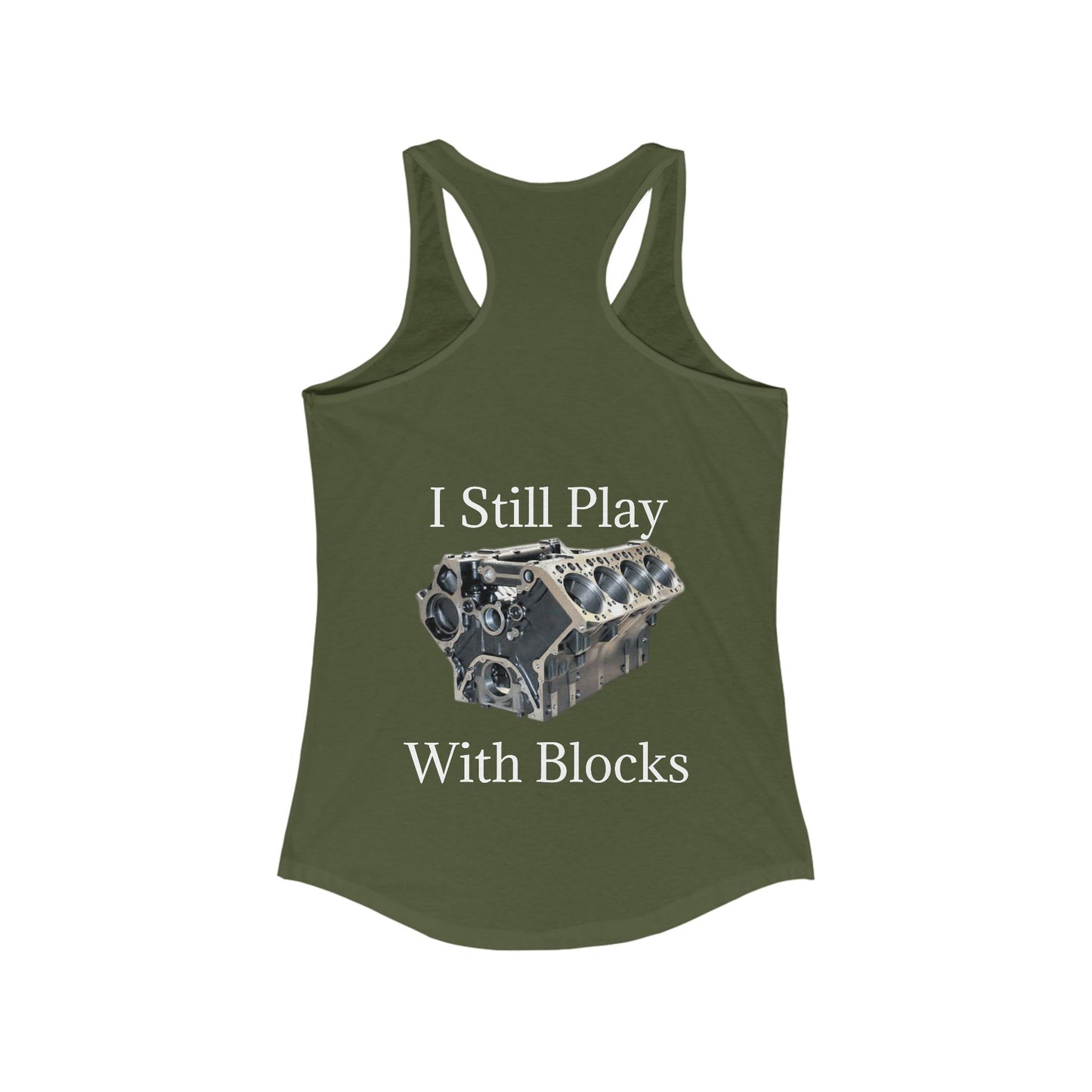 Play With Blocks Women's Racerback Tank