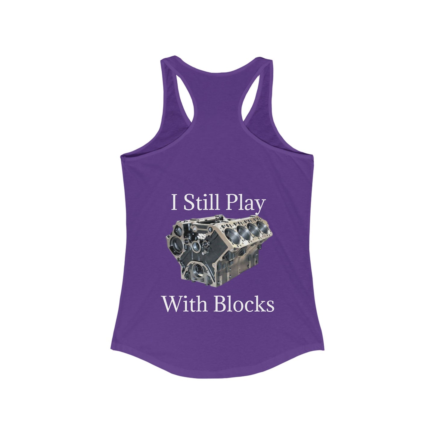 Play With Blocks Women's Racerback Tank