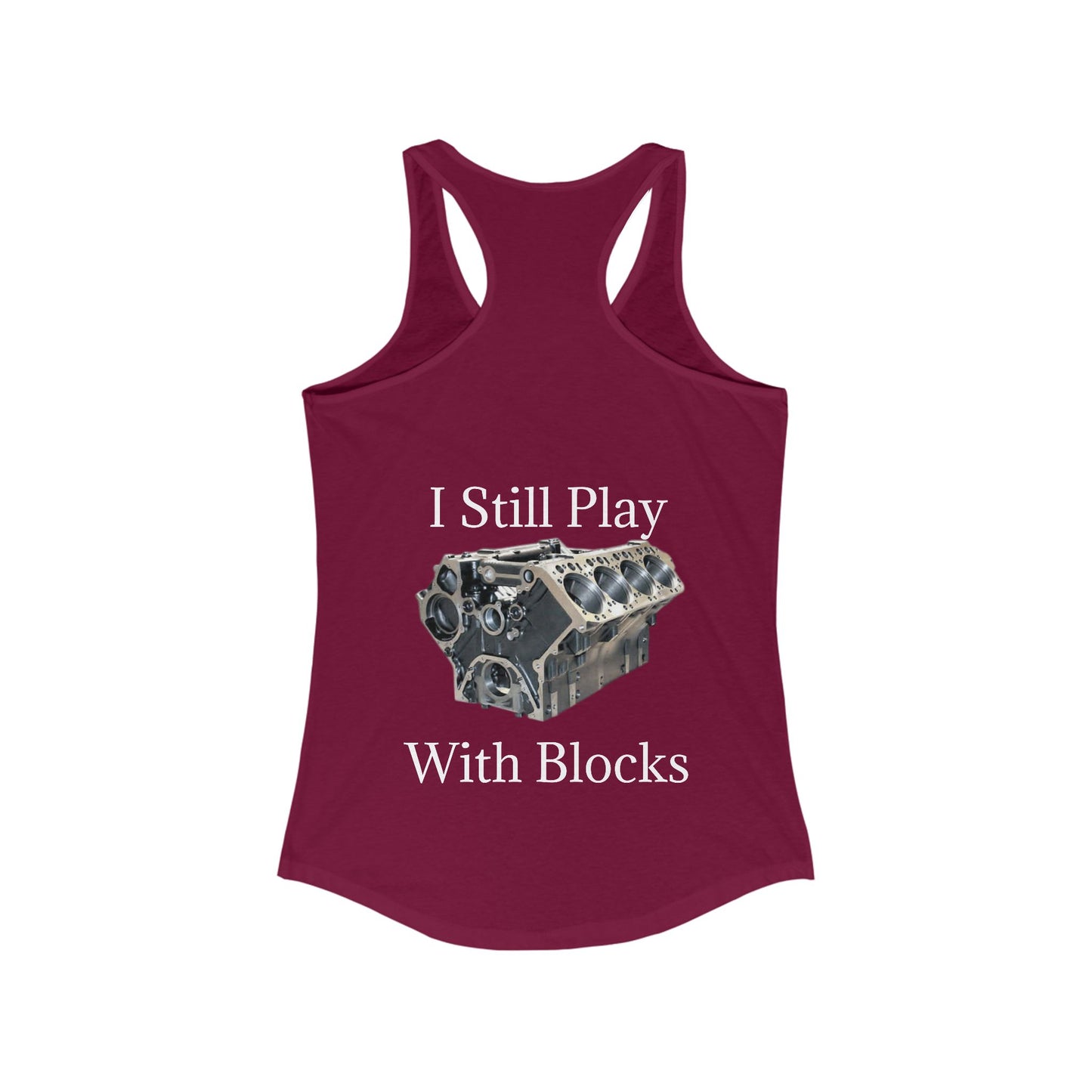 Play With Blocks Women's Racerback Tank