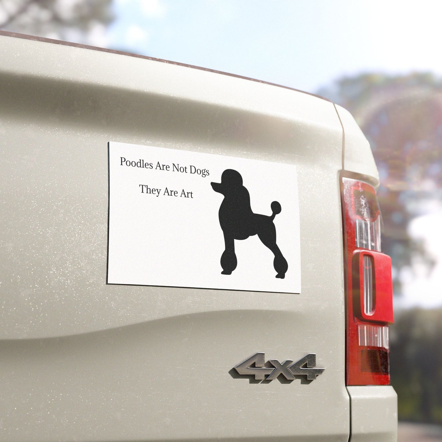 Not Dogs Indoor/Outdoor Magnet