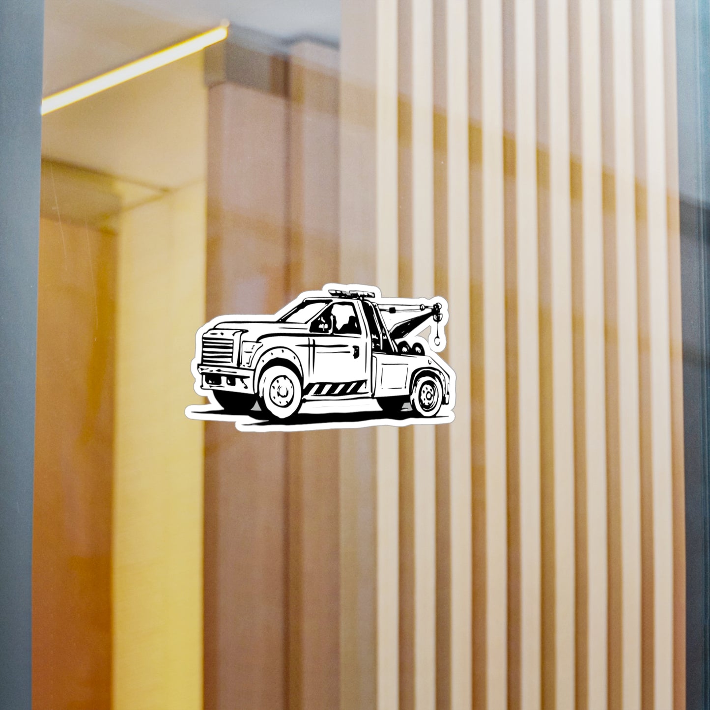 Wheel Lift Tow Truck Vinyl Decal