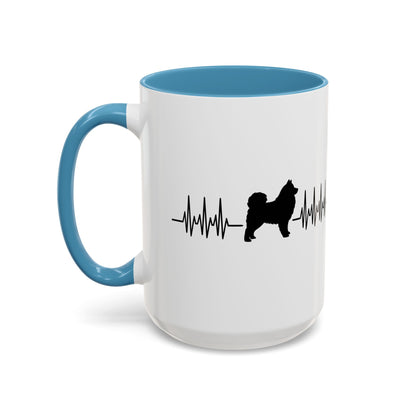My Heart Beats For Samoyeds 2-Tone Coffee Mug