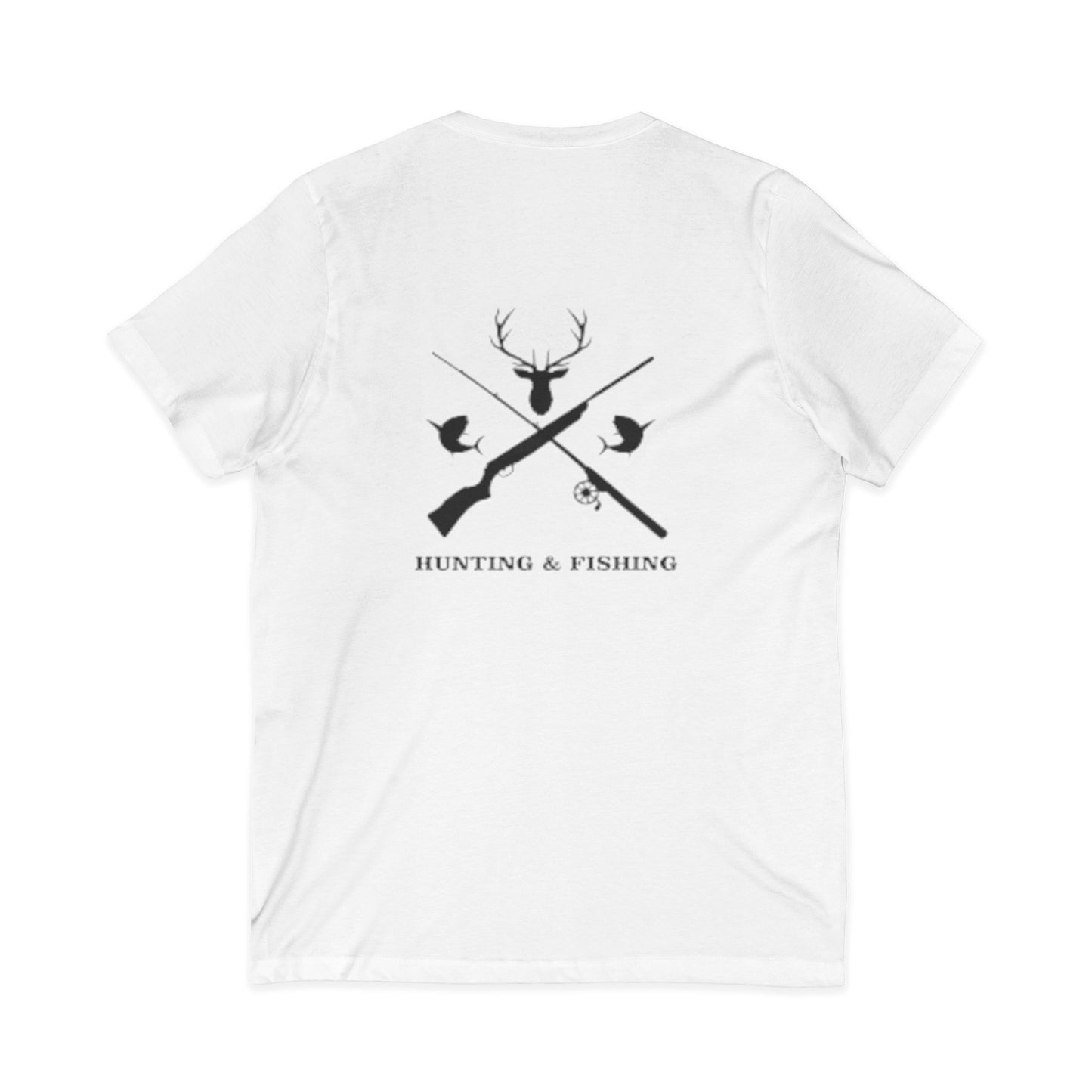 Hunting/Fishing Unisex Short Sleeve V-Neck Tee