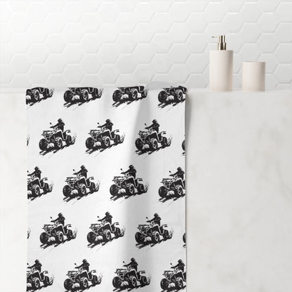 Slingin' Mud Quad Mink-Cotton  Beach Towel