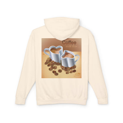 Coffee With Love Unisex Lightweight Hoodie