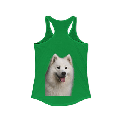Samoyed Head Women's Racerback Tank