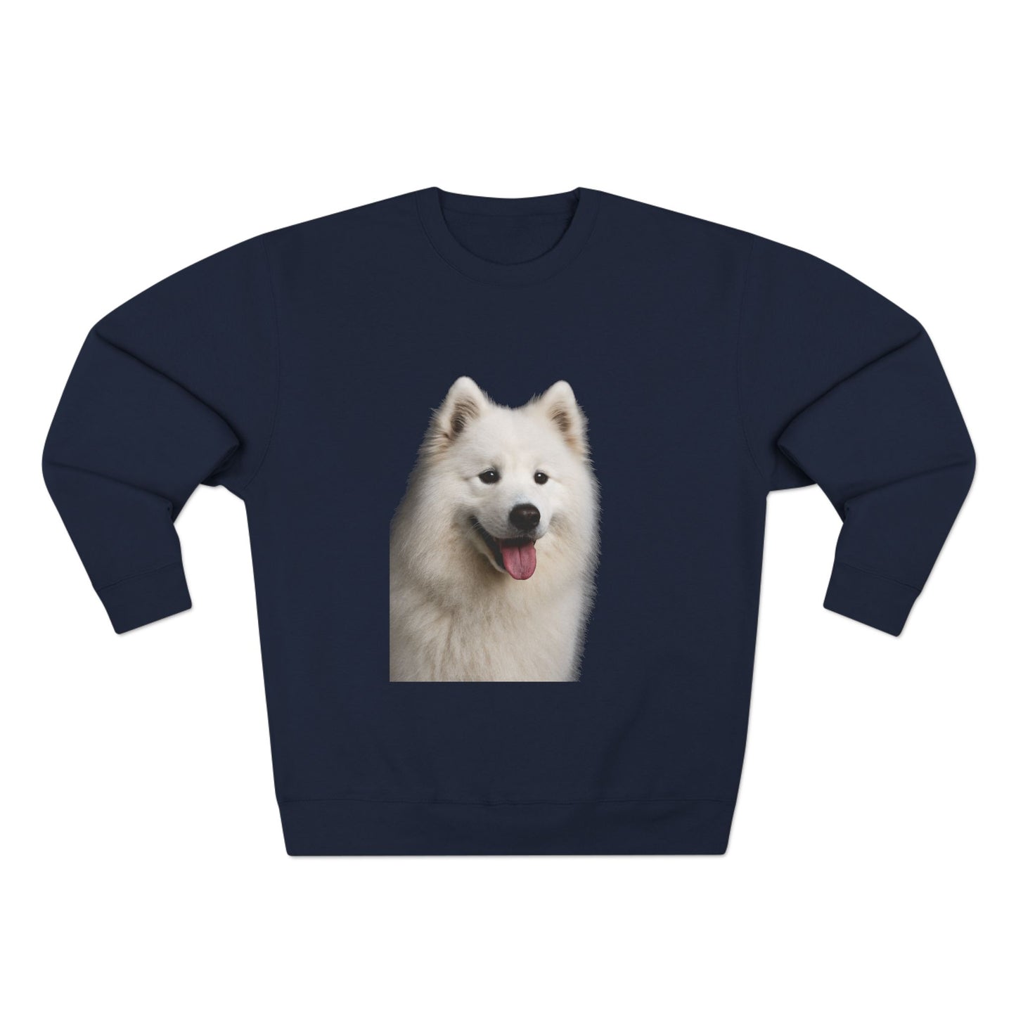 Samoyed Head Unisex Crewneck Sweatshirt