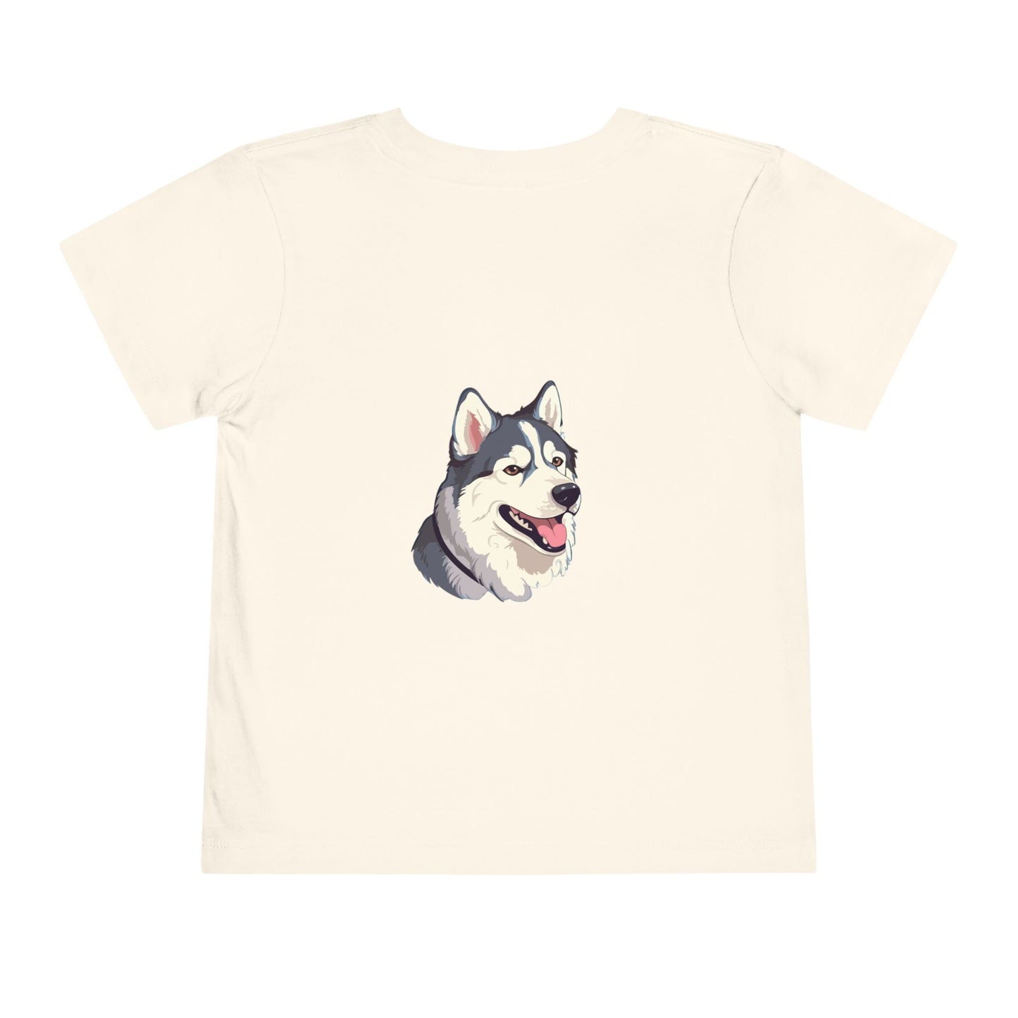 Malamute Head Toddler Unisex Short Sleeve Crewneck Tee