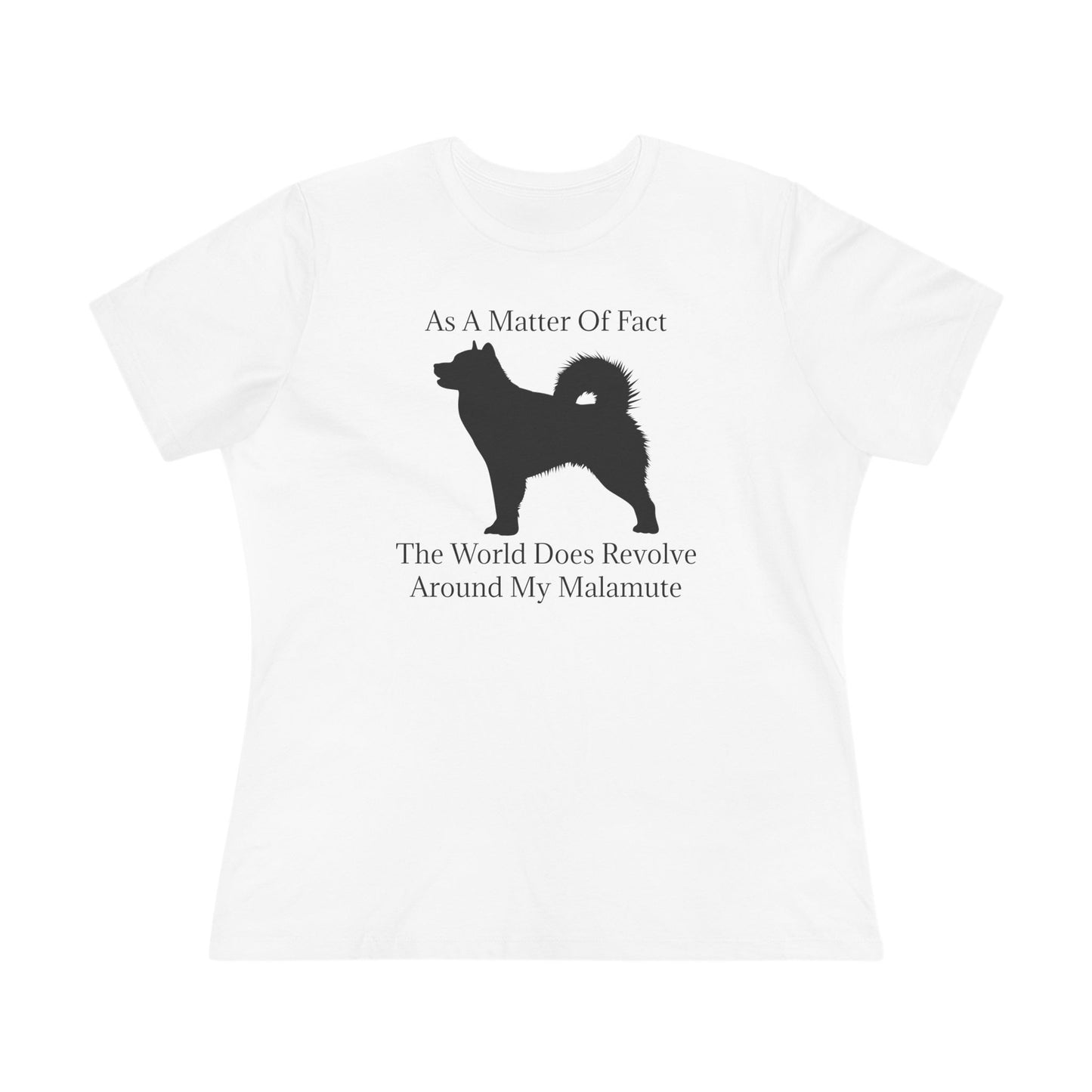 Matter Of Fact Malamute Women's Short Sleeve Crewneck Tee