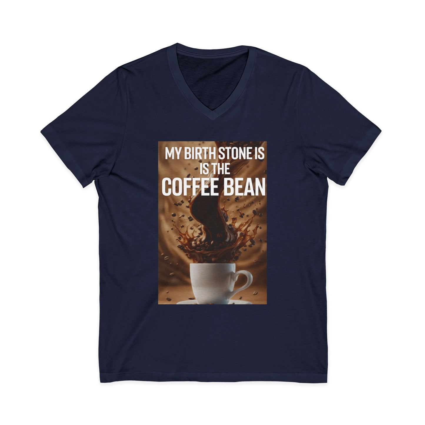 Birth Stone Unisex Short Sleeve V-Neck Tee