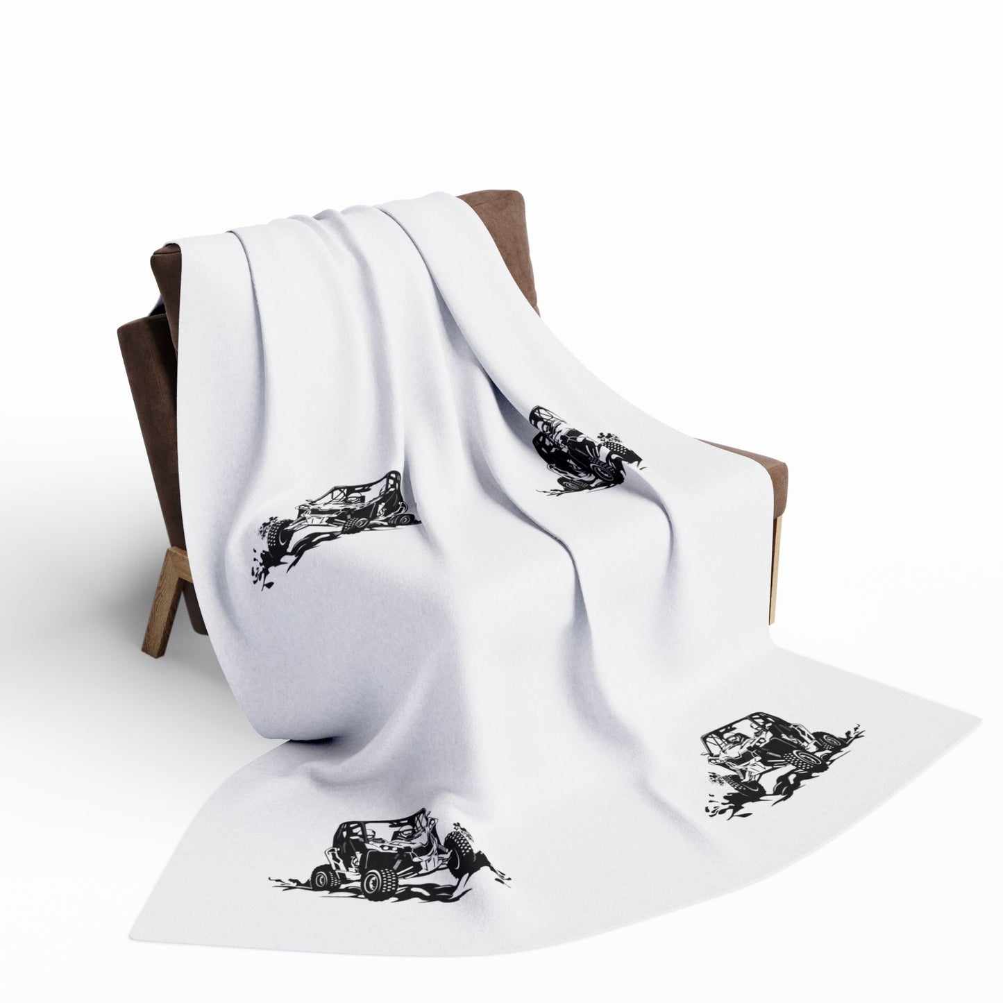Slingin' Mud Side By Side Arctic Fleece Blanket