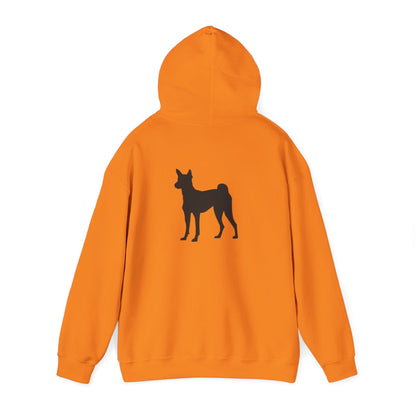 Basenji Silhouette Unisex Hoodie
