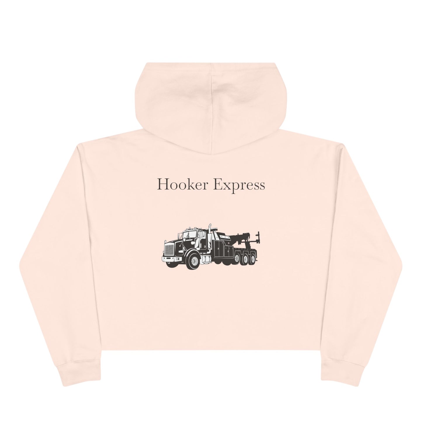 H**ker Express Heavy Tow Truck Women's Crop Hoodie