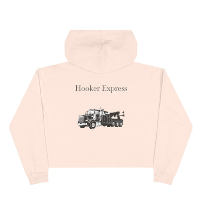 H**ker Express Heavy Tow Truck Women's Crop Hoodie