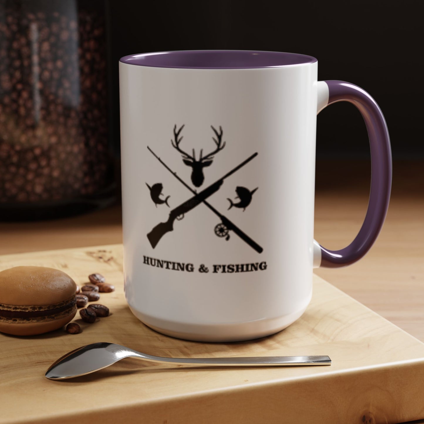 Hunting/Fishing 2-Tone Coffee Mug