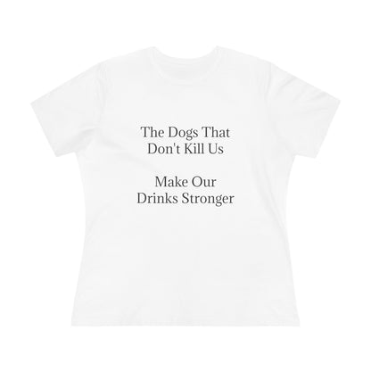 Drinks Stronger Women's Short Sleeve Crewneck Tee