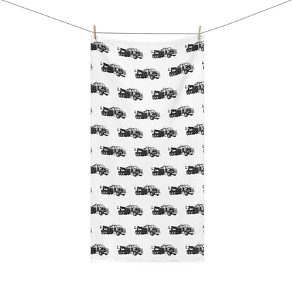 Heavy Tow Truck Mink-Cotton  Beach Towel