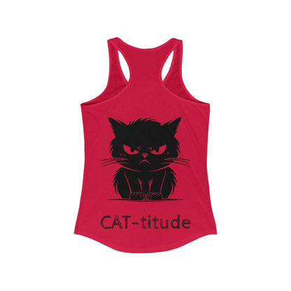 CAT-titude Women's Racerback Tank