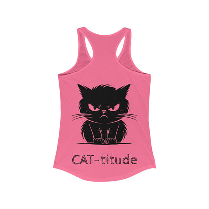 CAT-titude Women's Racerback Tank