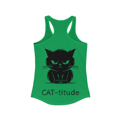 CAT-titude Women's Racerback Tank