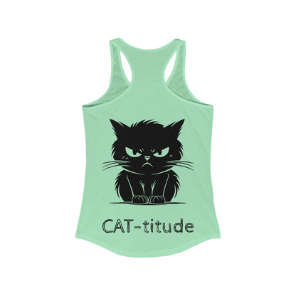 CAT-titude Women's Racerback Tank