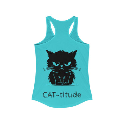CAT-titude Women's Racerback Tank