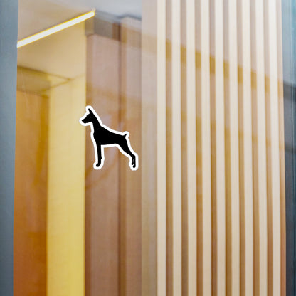 Doberman Silhouette Vinyl Decal