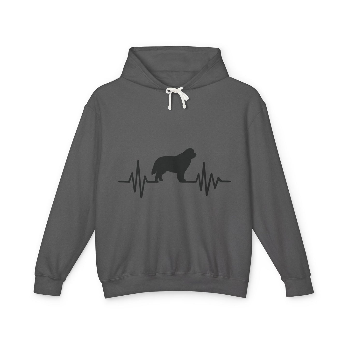 My Heart Beats For Newfies Unisex Lightweight Hoodie