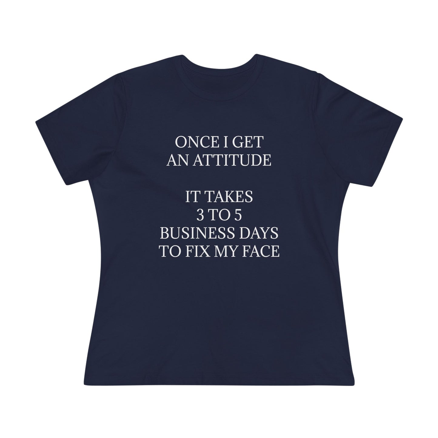Fix My Face Women's Short Sleeve Crewneck Tee