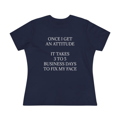 Fix My Face Women's Short Sleeve Crewneck Tee