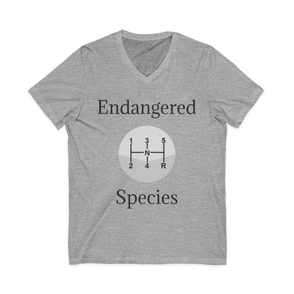 Endangered Species Unisex Short Sleeve V-Neck Tee