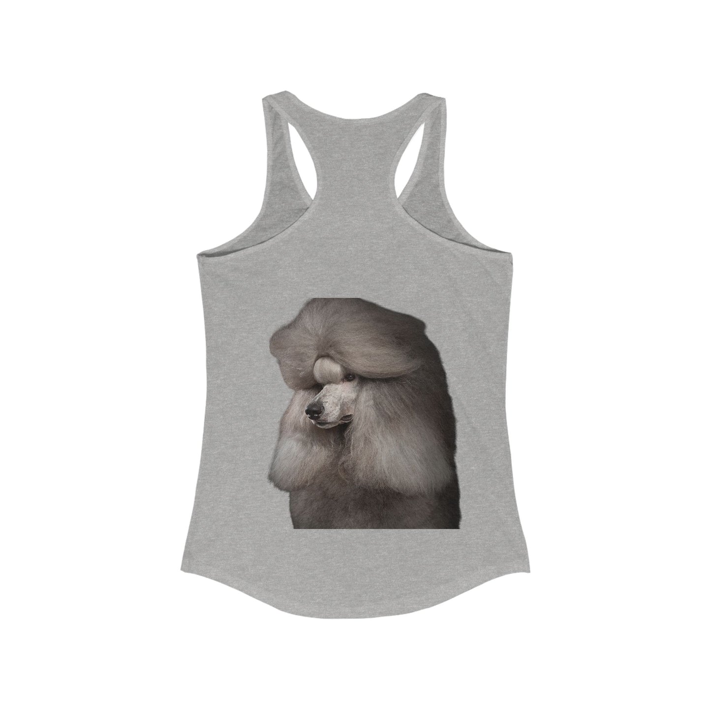 Poodle Head Women's Racerback Tank