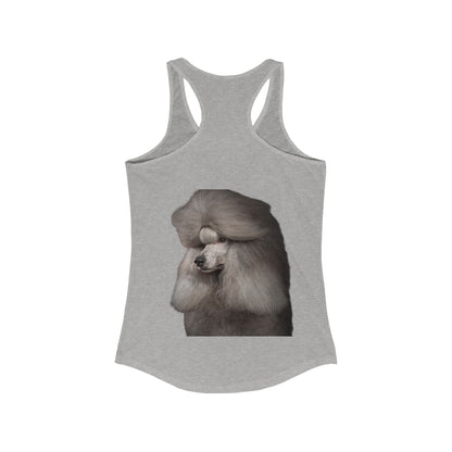 Poodle Head Women's Racerback Tank