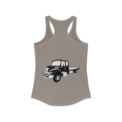 Flatbed Tow Truck Women's Racerback Tank