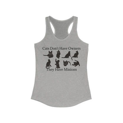 Cat Minions Women's Racerback Tank