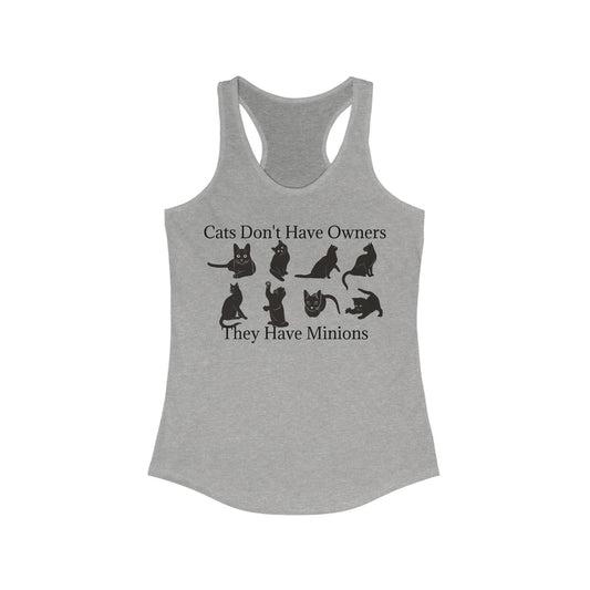 Cat Minions Women's Racerback Tank
