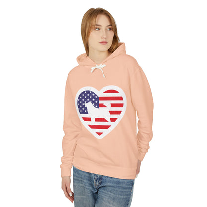 Malamute Flag Unisex Lightweight Hoodie