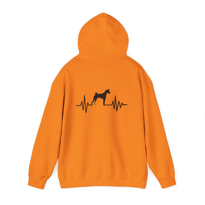My Heart Beats For Basenjis Unisex Hoodie