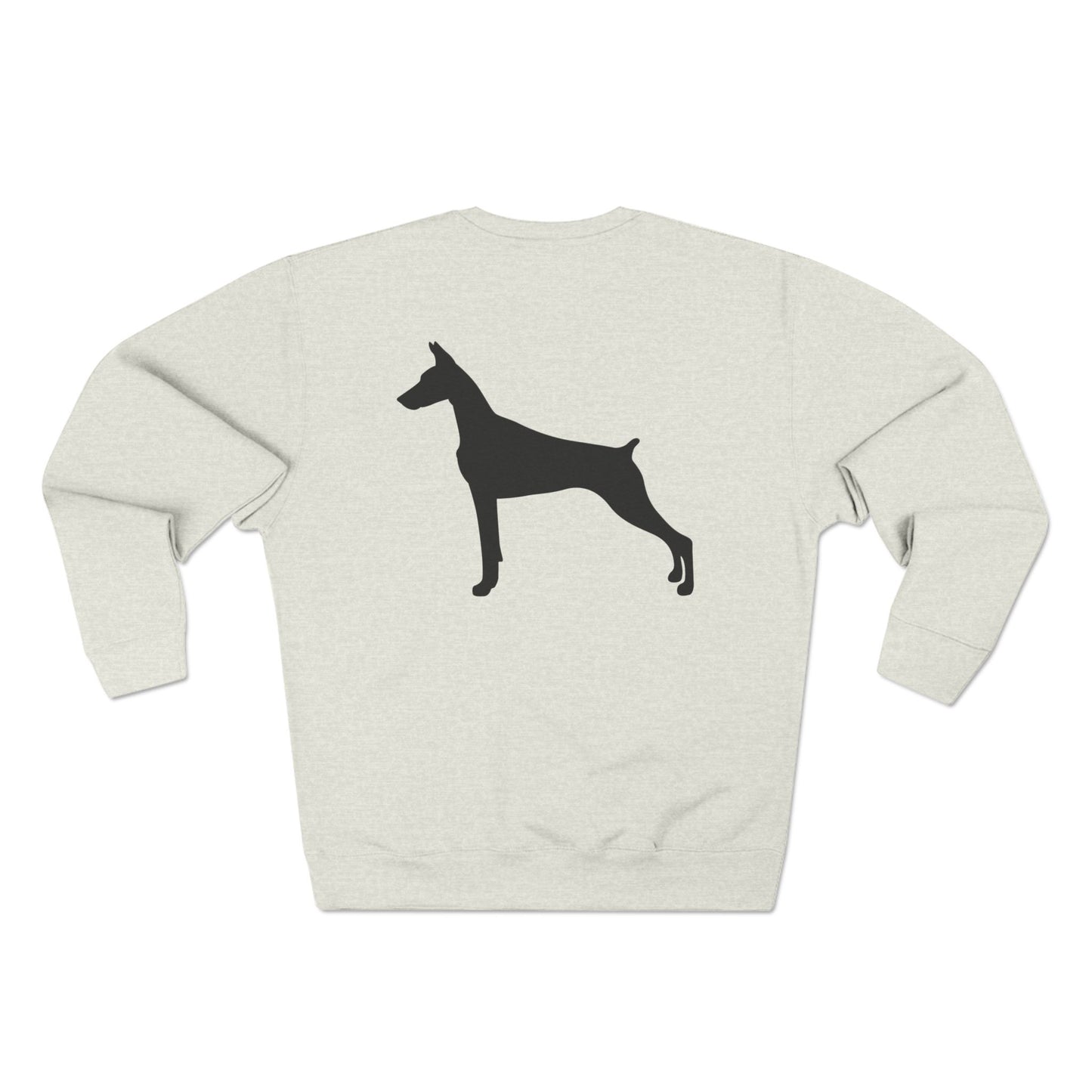 Doberman Silhouette Unisex Crewneck Sweatshirt